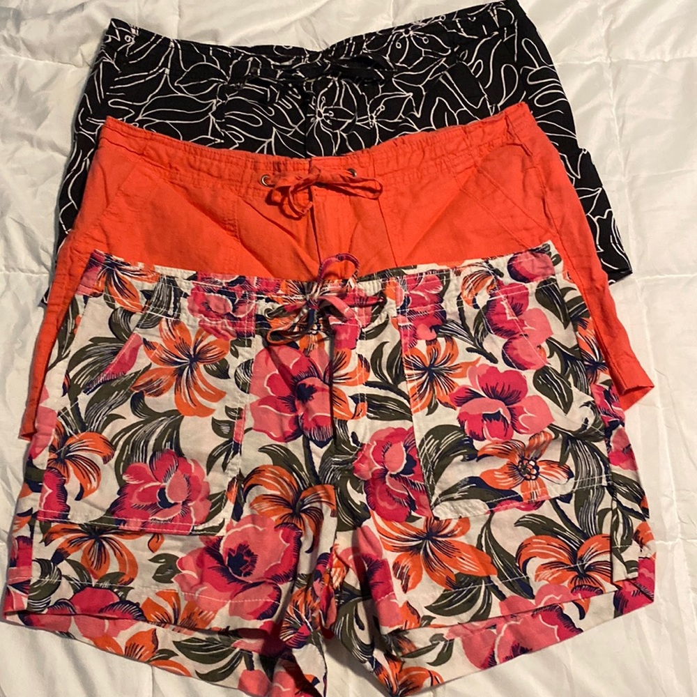 GAP Linen/Cotton Shorts - 3 Pairs All Size 10/30 - Picture 1 of 8